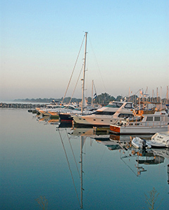 Boats in Southport Marina